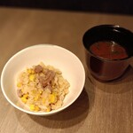 USHIGORO S. - 牛ヒレと焼きとうもろこしの土鍋ご飯