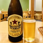 そば処 木の芽 - 202450524サッポロラガー赤星中瓶710円