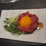 やきにく じゅん亭 武庫之荘店 - 和牛赤身ユッケ