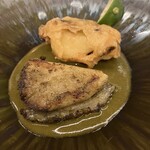 北野坂 木下 - 鮑の肝ソース