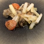 北野坂 木下 - つぶ貝と黄ニラ