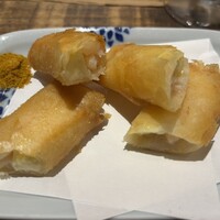 酒家 魚肉菜 虹晴れ - 海老チーズ春巻き