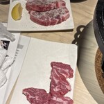 らむすけ - 生ラム特上肩ロースと厚切り塩ラム