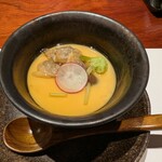 美酒美肴 はまゐ - アサリの茶碗蒸し