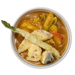 カレーうどん+野菜天ぷら