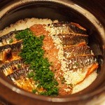 神保町 傳 - 【14年9月】この季節ならではの秋刀魚の炊き込みご飯