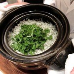 神保町 傳 - 【14年5月】しらすとルッコラの炊き込みご飯