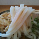 手打ちうどんますや - 市内でも有数の太麺♪