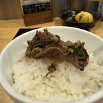 焼肉酒場 スミヨシベース - 九条ネギタン　ご飯のせ