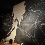 イゼルローンフォートレス - 銀河航路の描かれた壁面。