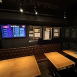 イゼルローンフォートレス - 店内の雰囲気。高級感のある革張りのシート♬