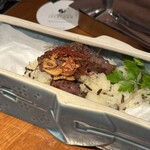 イゼルローンフォートレス - ガーリックステーキライス。これまた美味い