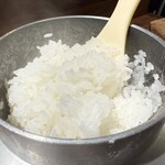 とんかつ 蒼樹 - 釜炊きごはん（千葉県産粒すけ）