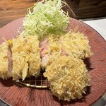 とんかつ 蒼樹 - 贅豚リブロースとメンチカツ（単品）