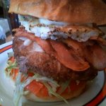 OATMAN DINER - ベーコンエッグモッツァ！！(Ｌパティ)