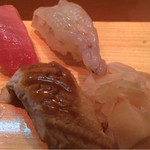 なだや - 後ろはお醤油で。
