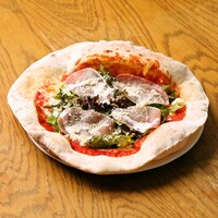 シーザーサラダたっぷりピザ