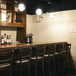 牡蠣と魚介のワイン酒場 FISHMANS SAPPORO - カウンター