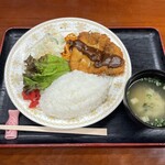 やまぐちレストラン - とんかつのサービスランチ750円