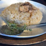 竹屋牛肉店 - ガーリックライス