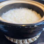 竹屋牛肉店 - 土鍋のコシヒカリ
