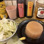 串だおれ - キャベツ（絶句）。