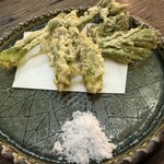 番屋ながさわ - タラの芽天ぷら