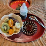 珈琲と天使とあんみつ  まるいじかん - あんみつ