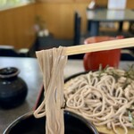 そば処 福寿庵 - そばアップ(箸は持参品)