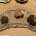 鮨 はしもと - 鮎、あん肝、あわび