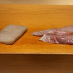 鮨 はしもと - 平貝、本アラ