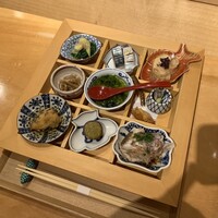 炭火割烹 庵 - 【ランチ】9品小鉢と地焼うなぎ御飯　税込5,800円