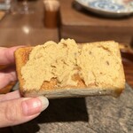 薪鳥新神戸 - おまかせコース（¥16,000）
      　└薪焼きトースト 鶏のリエット