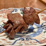 薪鳥新神戸 - おまかせコース（¥16,000）
                                　└名古屋コーチン 砂肝