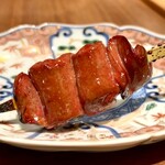 薪鳥新神戸 - おまかせコース（¥16,000）
                                　└長州鶏 レバー