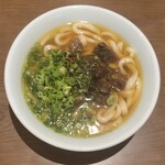 うどん大吉 - 和牛すじうどん　990円(税込) ＋ネギ盛り30円