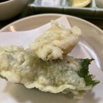 味希博 - 鯛の大葉巻きとホタテだったと思う