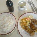 レストラン・テル - ランチB(フライドチキン)一式