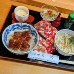 鮨処魚徳 - うな丼セット
