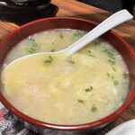 旬味 はなみずき - 海老と卵の雑炊