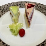 ポンドールイノ - カシスのタルトとメロンのタルト