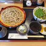 蕎麦切り つるみ - 野菜天丼セット