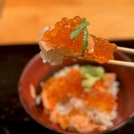佐々木 - 時鮭といくらの丼