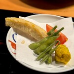 佐々木 - とうもろこしの天ぷらと季節野菜