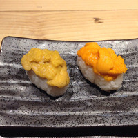おたる政寿司 本店 - ムラサキウニとバウンウニ
