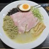 中華蕎麦 無冠 - 特製牡蠣ラーメン1100円、ライス100円