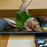 鮨処 匠 - 鯵たたき、結構立派