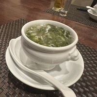 祇園 壹凛華 - あおさとフカヒレのスープ