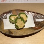 銀座 結絆 - 毛蟹真薯万願寺射込み