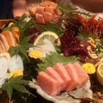 寿々屋 - 刺身の盛り合わせ